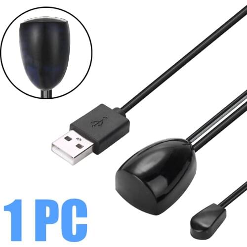 IR Infrared Remote Control Receiver Extender USB Adapter Black Remote Controller Repeater Emitter Extension Cable Accessories