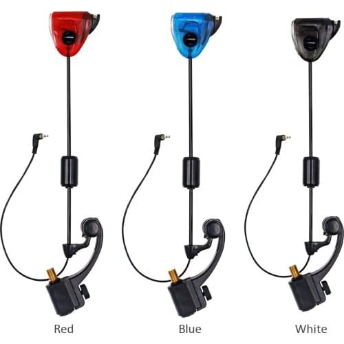 Fishing Swingers Set Fishing Bite Alarm Indicators 4pcs In Zipped Case Led Illuminated Swinger Carp Fishing Accessories A501