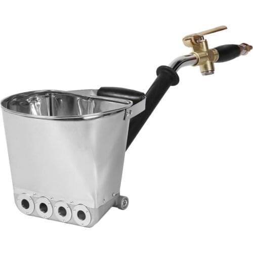 Wall Mortar Sprayer Gun Stucco Shovel Hopper Ladle Cement Spray Gun Air Stucco Sprayer Plaster Hopper With Handle