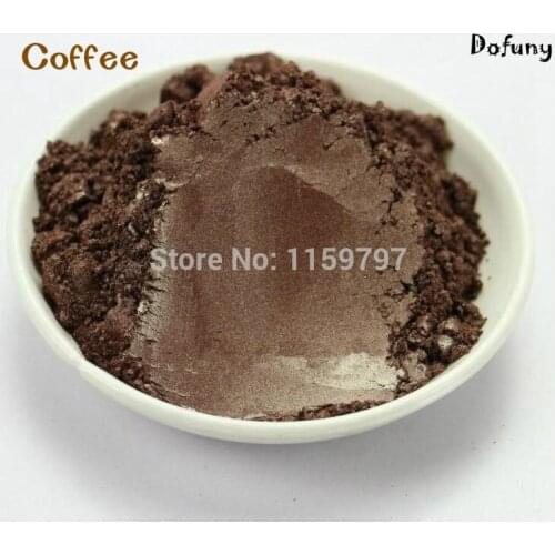 COFFEE color Pearlescent Pigment For Cosmetic Making,Colorant makeup Eyeshadow DIY Soap Powder,Multipurpose Mica powder