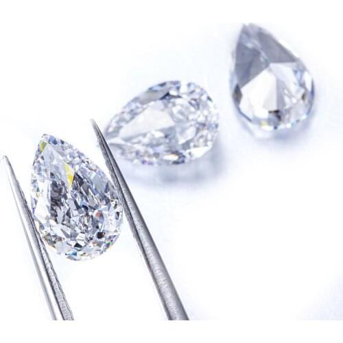 Pear Cut Loose Gemstone Wholesale For Diamond Necklace Jewelry Simulant Fancy Color ZIRCON Price Per Carat