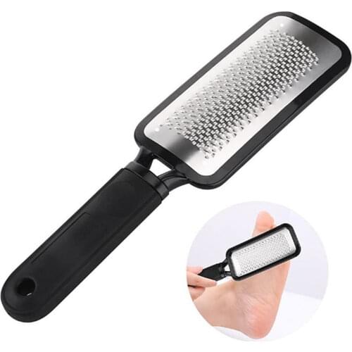 Pedicure Foot File Rasp Callus Stainless Steel Dead Skin Removal Foot Scraper Grinding Grater Scrubber Wet Dry Foot Care Tools