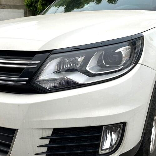 It Is Suitable For Volkswagen Tiguan Mk1 2011 - Exterior Decoration Modification Of Headlamp Eyebrow Sticker