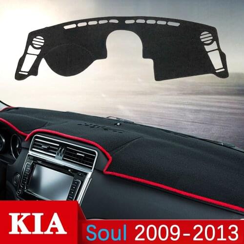 For KIA Soul 2009 2010 2011 2012 2013 AM Anti-Slip Mat Dashboard Cover Pad Sunshade Dashmat Protect Carpet Anti-UV Accessories