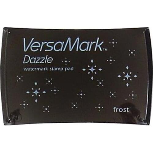 Tsukineko VersaMark Dazzle Pigment Inkpad Frost Shimmer VMD-002 Silver Watermark Stamp Ink Pad Japan