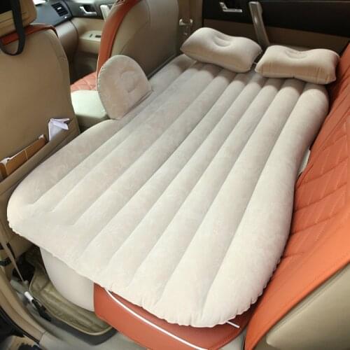 135cm Universal Inflatable Mattress Car Bed for Back Seat Camping Travel Bed Outdoor Sleep Mat Cushion Inflatable Sofa Pillow