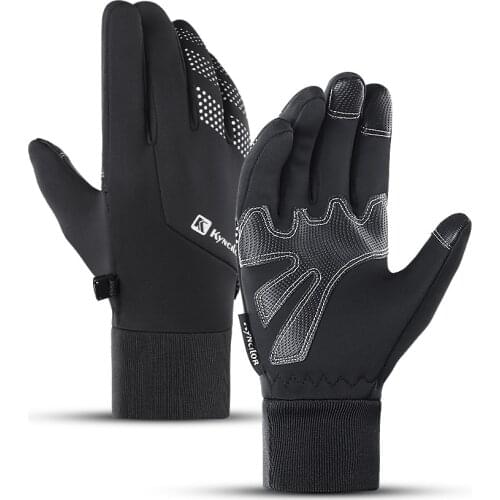 Bicycle Glove Cycling Mens Winter Full Finger Touch Screen Thermal Warm MTB Road bike gloves sports motorcycle Windproof