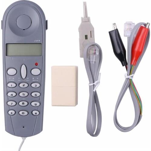 Fiber Tool 1set C019 Telephone Phone Line Network Cable Tester Butt Test Tester Lineman Tool Professional Device