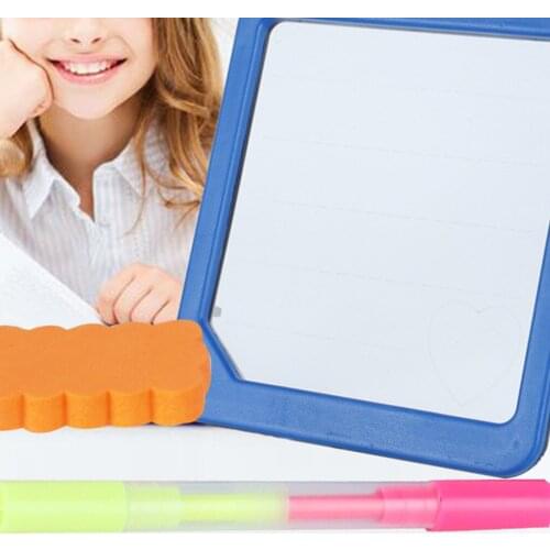 Magic Drawing Pad LED Writing Board Plastic Art Magic Board Pad Children Clipboard Pen Brush Set