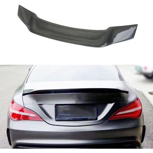 CLA Class Carbon Fiber Rear Spoiler Trunk Wings for Mercedes Benz CLA45 W117 C117 CLA 200 250 260 Sedan 2013-2018