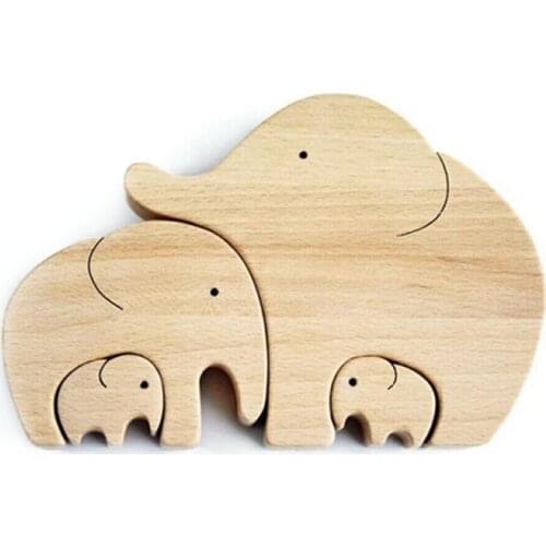 1Pc Mothers Day Gift Elephant Mother And Child Wooden Ornament Home Room Desktop Decor Accessories Home Decor Gifts Decoración