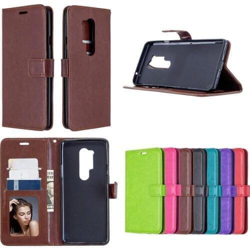 100pcs/lot Flip Wallet PU Leather Phone Case For Moto G8 Power One Hyper TPU in inner Cover