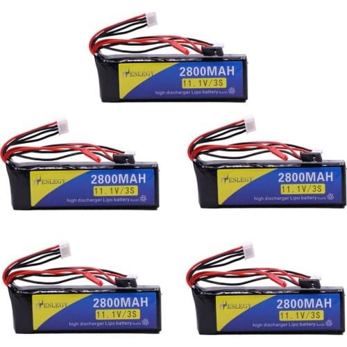 11.1V Lipo Battery For Walkera DEVO 7 DEVO 10 DEVO12E F12E WFLY9 RadioLink AT9 AT10 Transmitter toys parts 11.1V 3S 2800mah