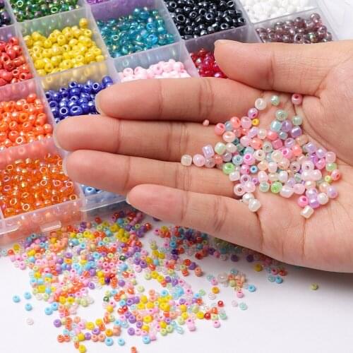 Bracelet Neckleace Seed Beads Bulk Czech Glass Seed Beads For Craft Needlework Pony Beads DIY Earring Rings Jewelry Making Kit