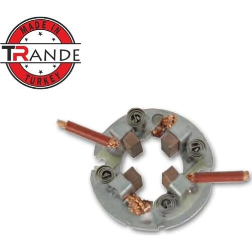 Starter Brush Holder with Carbon Brushes JASX 77-78 8x25x15 12 Volt Made In Turkey 028510-0640, 028510-0840, 028510-5500