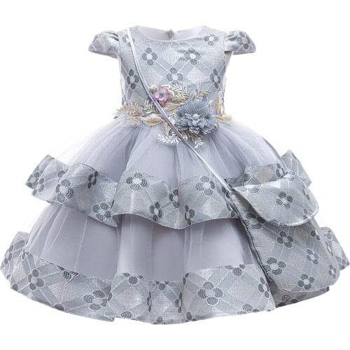 Childrens Girl Wedding Flower Girl Wedding Ball Dress formal dress youth sleeveless Lace Applique dress 3~10 ysar