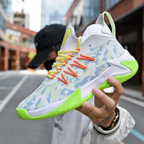 Breathable Basketball Shoes Men Cushioning Athletic Mens Shoes Comfortable Basketball Sneakers