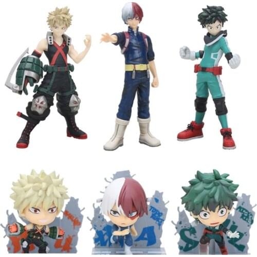 Anime My Hero Academia Action Figure toys Midoriya Izuku Bakugou Katsuki Shoto Boku no Hero Academia Collection Model toy gift