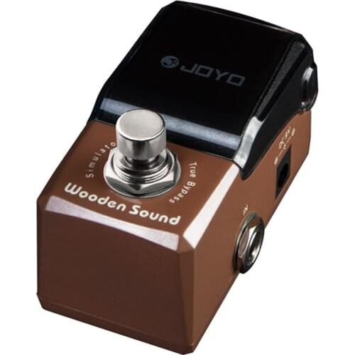 JOYO JF-323 Wooden Sound Acoustic Guitar Effect Pedal for Electric Guitar Acoustic Simulator Effect Mini Pedal True Bypass
