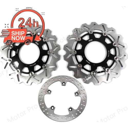 For Bmw F700GS 2013 2014 2015 Front Rear Brake Disc Disk Rotor Kit Motorcycle Accessories F 700 800 GS F700 700GS 13 14 15 BLACK