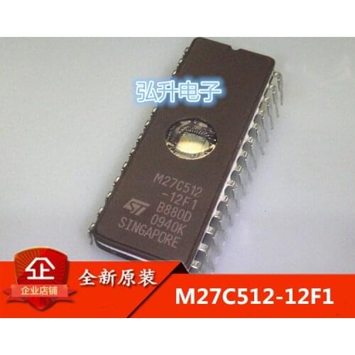 BEST QUALITY 10pcs/LOT new M27C512-12F1 27C512 M27C512 DIP-28 EPROM IC CHIPS Drive IC