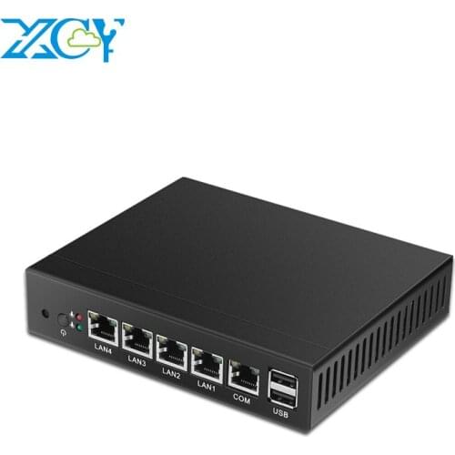 XCY Firewall Appliance Mini PC Intel Celeron J19004x Gigabit Ethernet Intel i211 NIC Support Pfsense Sophos OPNsense Industry PC