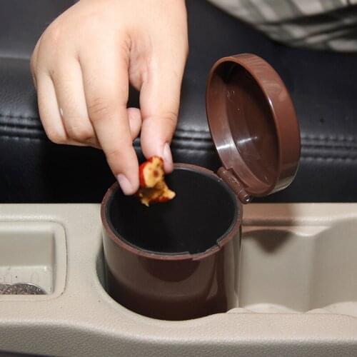 Multifunctional car ashtray Flame-retardant bladder does not smoke Ashtray for automobile Car trash can 3 colors Easy cleaning
