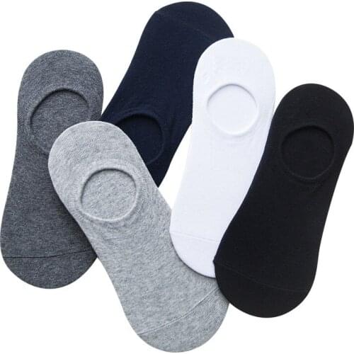 New Spring and Summer Men solid color Invisible socks Comfortable and shallow mouth Men and Women socks fashion casual socks