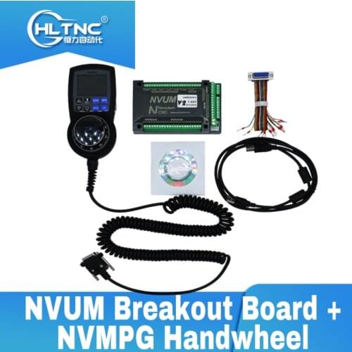 New NVUM USB/NVEM Breakout Board + NVMPG Mach3 Handwheel V2 version NVUM, NVEM