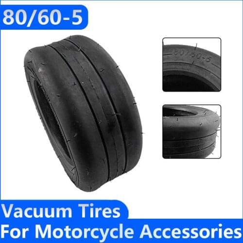 Newest 80/60-5 Tubeless Tire Thickening and Wear Resistance for Electric Scooter Karting Go-kart Front Wheel Vacuum Tyre