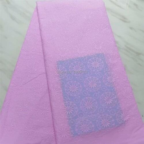 Wholesale Breathability Swiss Voile Lace In Switzerland African Pure Cotton Lace Fabric High Quality African Swiss Voile Laces