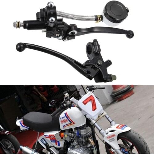 Pair 7/8" Motorcycle Handlebar Hydraulic Brake Master Cylinder & Clutch Lever Sport Street bike Scooter Dirt Bike