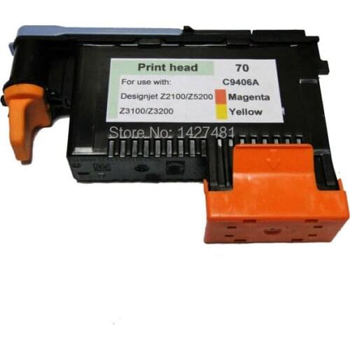 YOTAT 1pcs C9404A C9405A C9406A C9407A remanufactured for HP70 printhead 70 print head For HP Designjet Z2100 Z5200 Z3100 Z3200