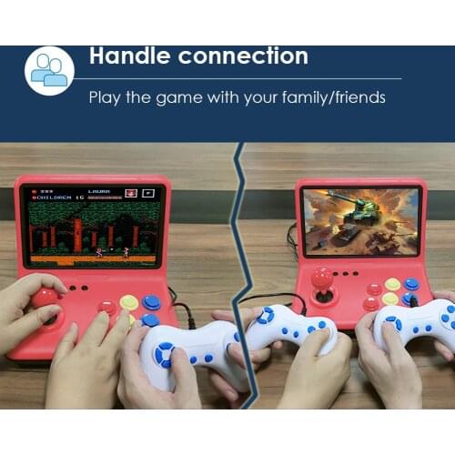 POWKIDDY A12 9 inch IPS Arcade Joystick Gaming Console 32GB 2000 Games Gamepad Quad-core CPU Simulator Video Gaming Console