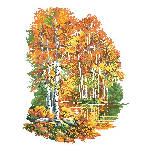 Lovely kit 19-20 Cross stitch Handmade 14CT Counted Canvas DIY,Cross-stitch kits,Embroidery -Golden Autumn 42-51