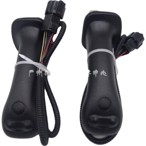 Operating lever handle rubber double button handle dustproof fittings excavator DOOSAN DH60/150/215/225-9 R60-9