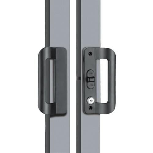 Aluminum Alloy Sliding Door Lock Handle Anti-theft Door Latch locK Door Pull Locks Aluminum Frame Door Home Furniture Hardware