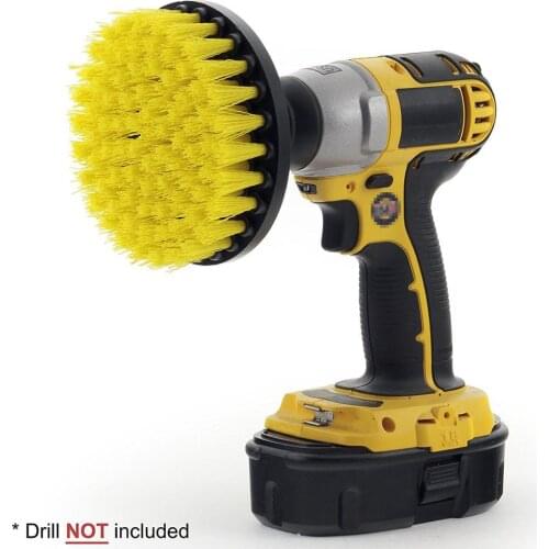 Drill brush All purpose Cleaner Bathroom surface Grout Tile Tub Shower Kitchen Auto for Scrubbing Brushes