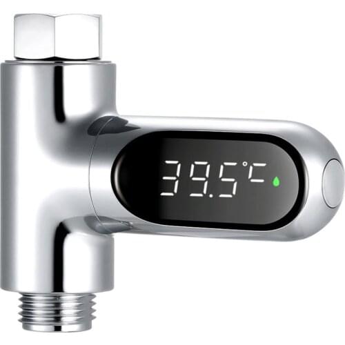 LED Water Thermometer Electronic Faucet Thermometer Shower LED Thermometer Home Bathroom Shower Thermometer