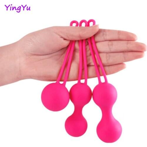 Safe Silicone Smart Ball Vibrator Kegel Ball Ben Wa Ball Vagina Tighten Exercise Machine Sex Toy for Women Vaginal Geisha Ball