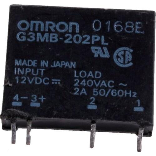 1Pc New Solid State Relay G3MB-202P DC-AC PCB SSR In 12V DC Out 240V AC 2A Great Value