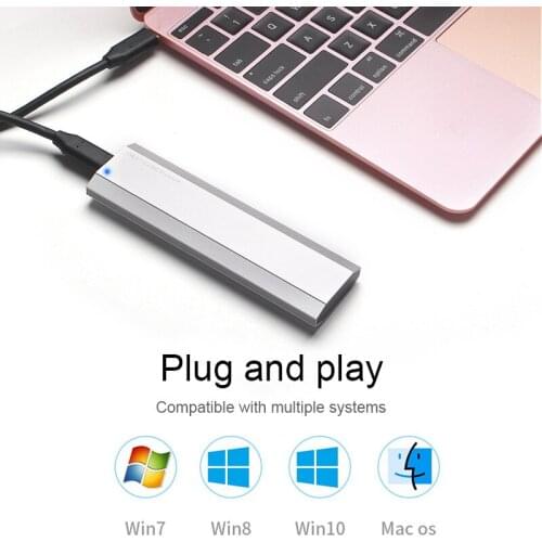 USB 3.1 M.2 SSD Enclosure USB 3.1 3.0 Type-C 10Gbps to NVME M-Key M.2 SSD Enclosure NK-Shopping
