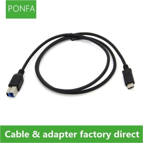 USB 3.1 USB-C Type C To USB 3.0 B type Male BM Charge data Connectors Cable 1m 1meter 100cm 3ft For Printer HUB HDD