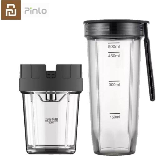 Youpin Pinlo Grinding Cup For Mijia and Pinlo Mixing Machine / Portable Bottle Water Cup Tritan Material 500ml For Pinlo Juicer