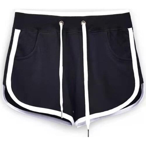 Women Shorts Summer Casual Solid Drawstring shorts high waist loose shorts for girls Soft Cool female short S-2XL