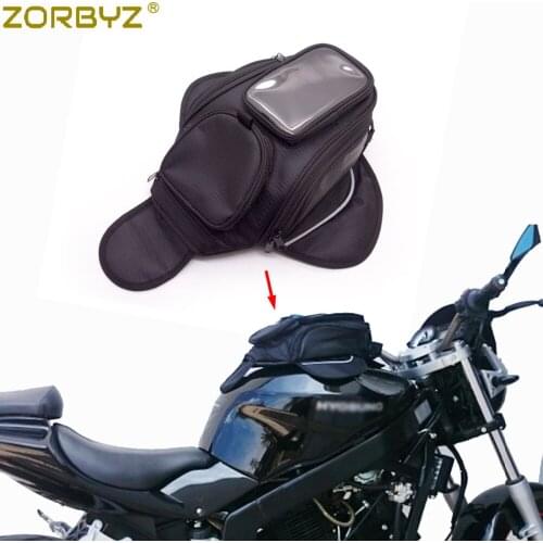 ZORBYZ Motorcycle Motorbike Magnetic Oil Fuel Tank Bag Saddle Bag Phones Bag For Honda Yamaha