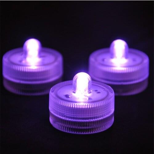 12 Pieces / Lot Led Submersible Wedding Floralyte/ Wedding Light Decoration Mini LED Light with Battery