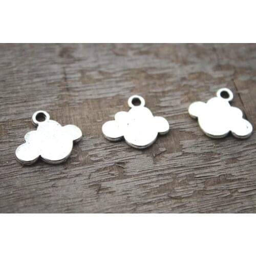15pcs-- Cloud Charms Antique Tibetan silver Cloud Charms pendants ,DIY Supplies 13x16mm