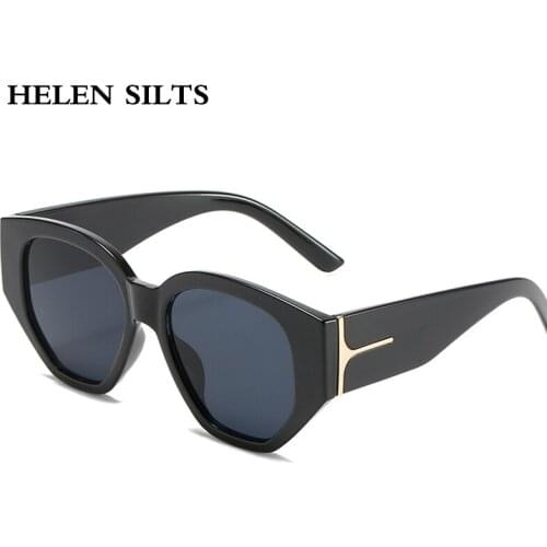 2021 Fashion Square Sunglasses Women Men Luxury Brand PC Cat eye Sunglasses Ladies Sexy Gold Decorate Big Frame Eyeglass UV400