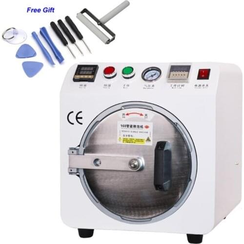 Auto Air-lock OCA Bubble Defoaming Machine Removes Bubble for 9.5 10 Inch 17 Inches Mobile LCD Screen Repair Refurbished